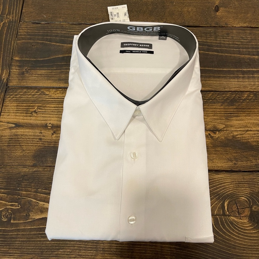 White Geoffrey Beene Dress Shirt